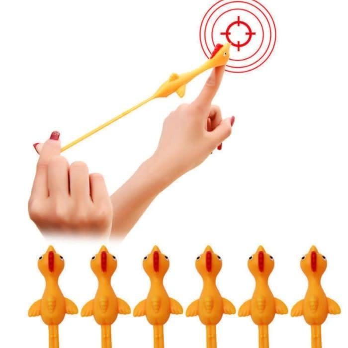 Mainan Anak Tembak Ketapel Ayam Mainan Lucu Ketapel Ayam Finger Toys