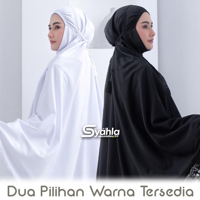 Cuci Gudang Kerudung Bergo Umroh Haji Dagu Malaysia Bahan Katun Premium Bersaku Anti Copet Jumbo