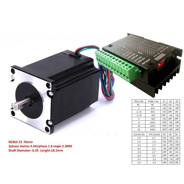 [Expret] KIT NEMA 23 2.3NM 76mm + TB6600 4A