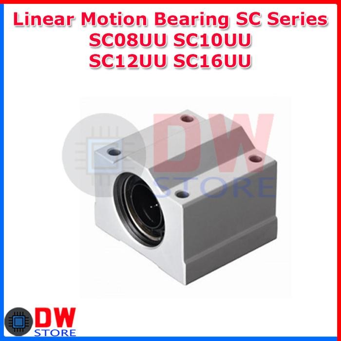 TERLARIS.. Linear Motion Ball Bearing SC series SC8UU SC10UU SC12UU SC16UU LM20UU