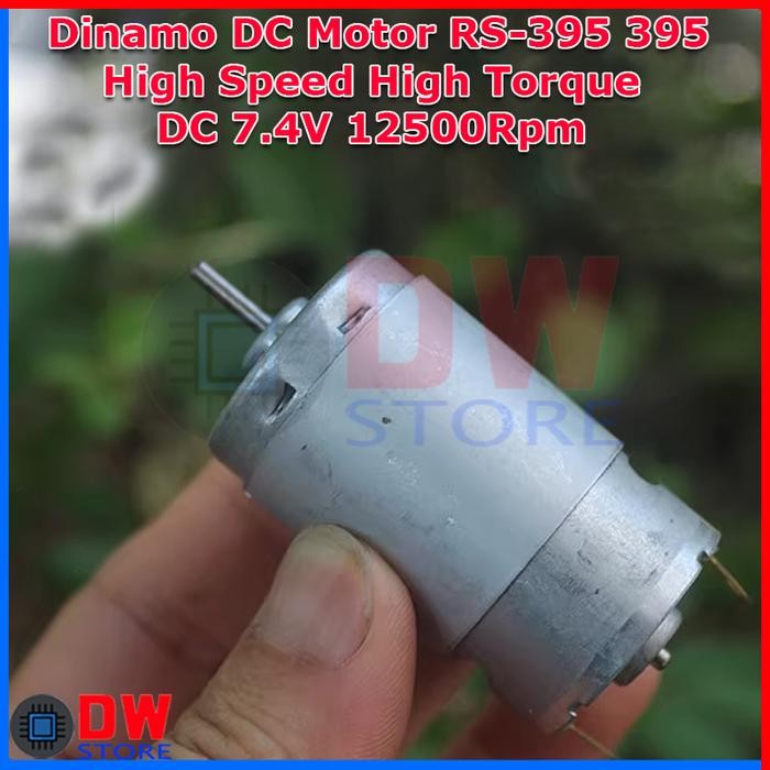TERLARIS.. Dinamo DC Motor RS395 RS 395 DC 7.4V High RPM High Torque