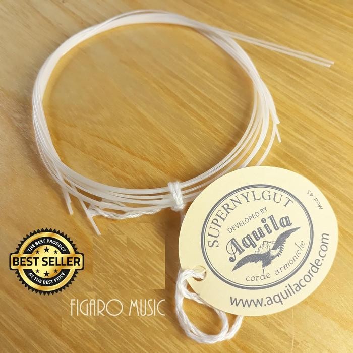 Kesuor- Senar Ukulele Aquila Super Nylgut - Aquila Ukulele Strings - Putih