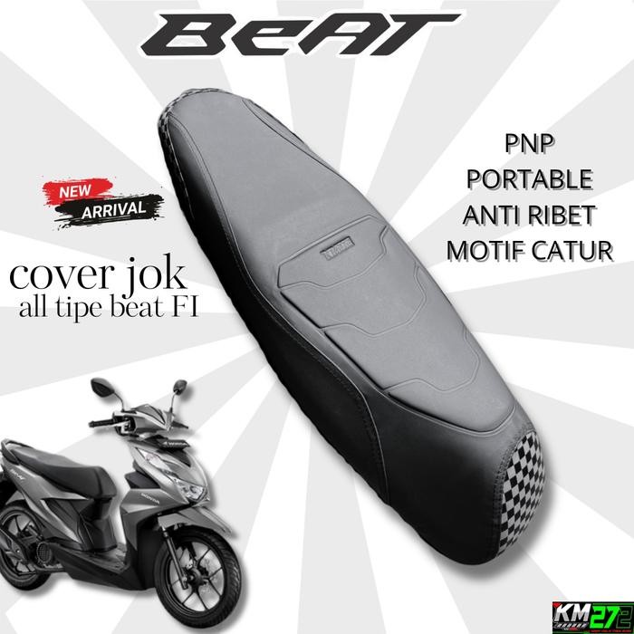 Variasi Kulit Jok Motor Beat Langsung Pasang Anti Ribet MOTIF KARBON