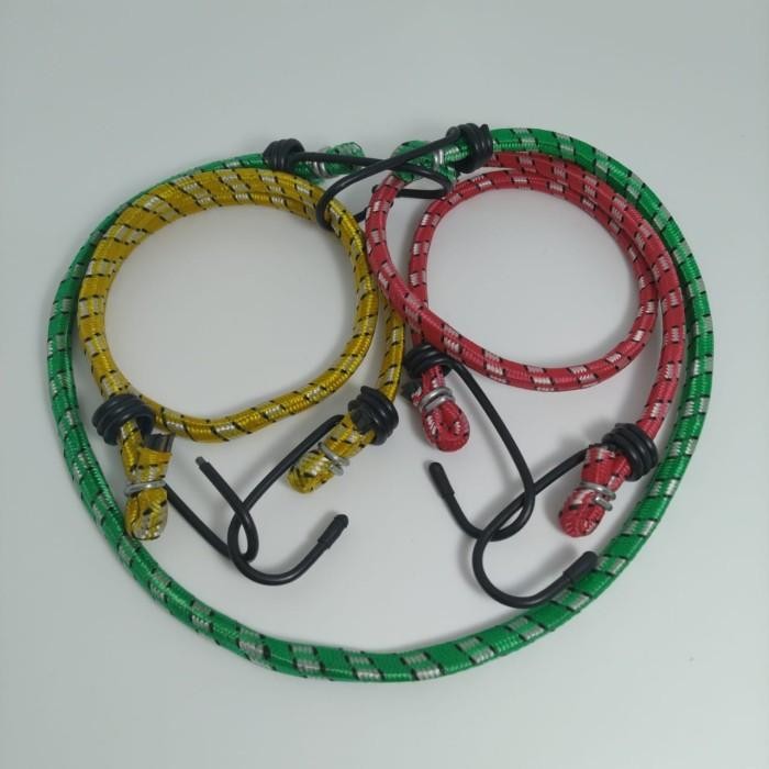 (Expert) TALI BAGASI MOTOR KARET ELASTIS 50CM PENGAIT PENGIKAT BARANG SEPEDA