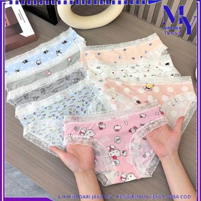 Celana Dalam Wanita 7038 Sempak Anak Perempuan Karakter Kartun Lucu