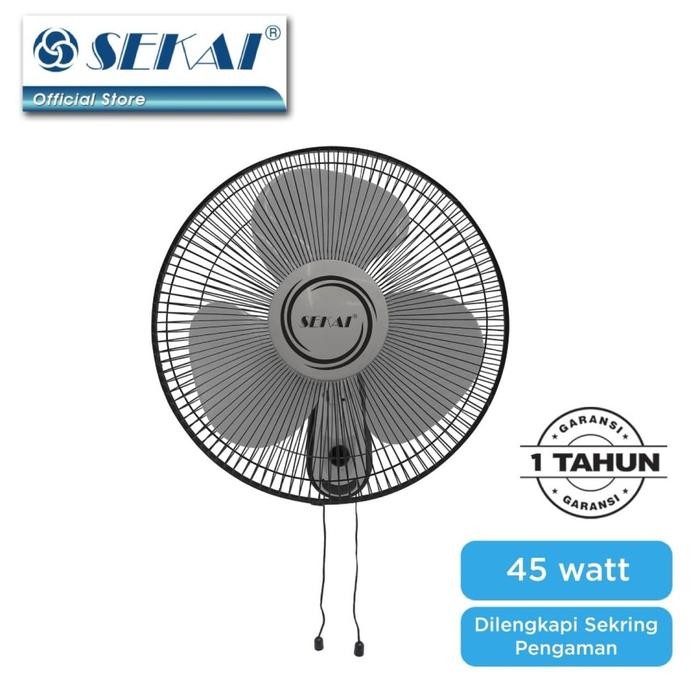 SEKAI Kipas Angin Wall Fan 16" - WFN 1626 WFN1626