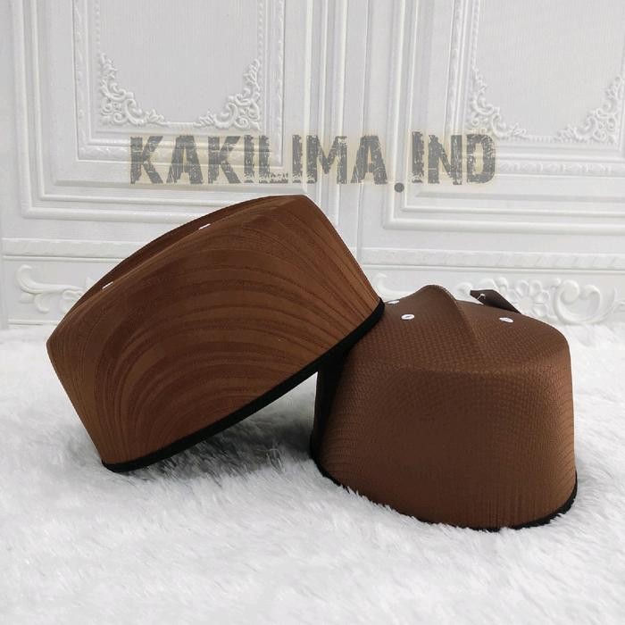 MURAHHH Peci Songkok Kopiah Asagofah Turki Coklat Malaysia Tinggi 10cm Murah berkualitas Turkey -
