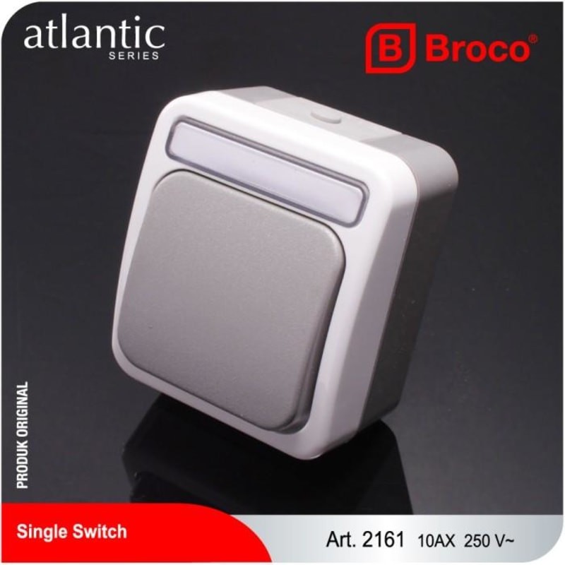 BROCO Saklar Engkel Atlantic Saklar Outdoor Waterproof (2161)