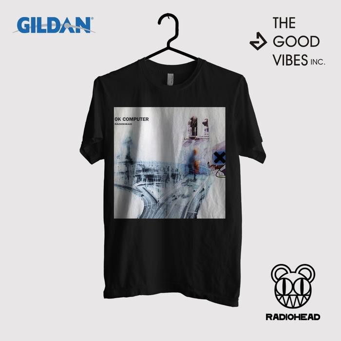Kaos Band Radiohead Original Gildan - Ok Computer