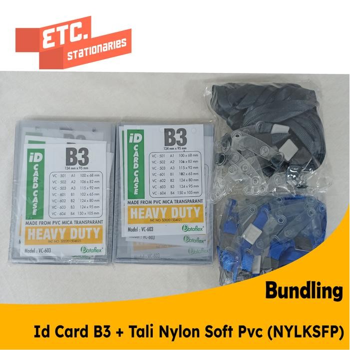 

Ready- Paket Bundling Id Card B3 + Tali Nylon Soft Pvc (Nylksfp)