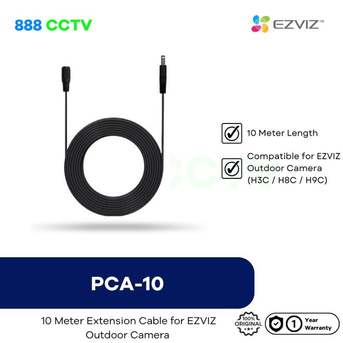 EZVIZ PCA-10 Extension Cable for EZVIZ Outdoor Camera - 10 Meter