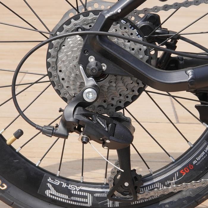 Sepeda Lipat Odessy Ashler - 9 Speed Biru