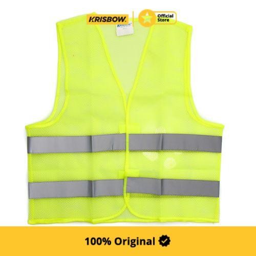 Krisbow Safety Vest Rompi Pengaman Mesh - Kuning