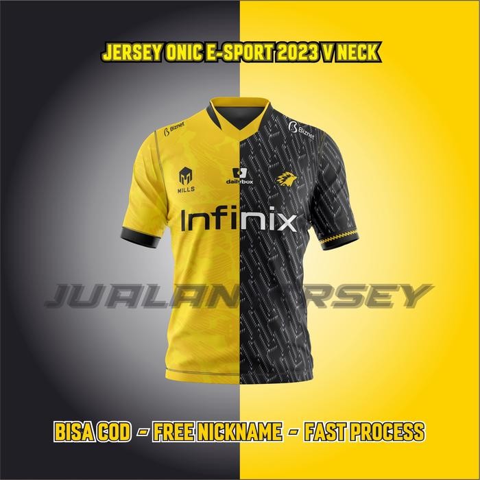 Jersey ONIC MPL S12 2023 E-SPORT Free custom