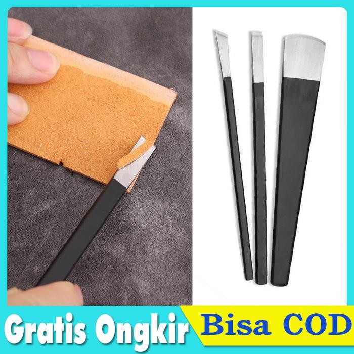 

LEATHER THINNING KNIFE SET PISAU KERAJINAN KULIT LEATHER CRAFT TOOLS SKIVING EDGE BEVELER KODE 1367