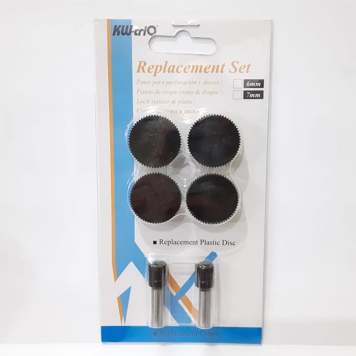 

MATA PISAU PEMBOLONG KW-TRIO + TATAKAN MATA PISAU(2 PISAU + 4 TATAKAN) KODE 1453