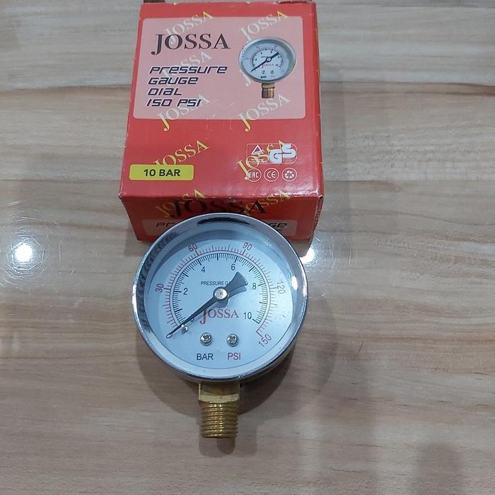 Jossa pressure gauge 10bar / jossa pressure gauge 10kg