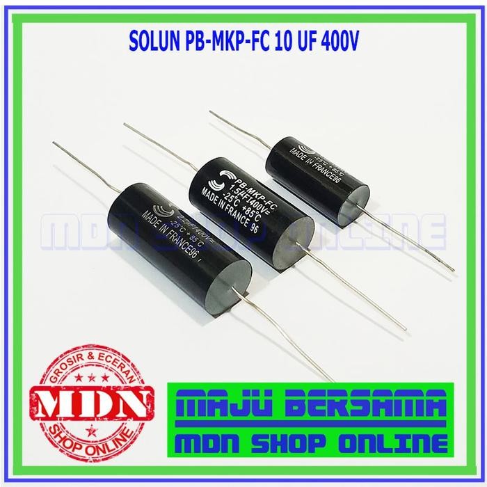 [Expert] Solun 10 uf - Kapasitor 10 Uf 400V - Kapasitor Tweeter