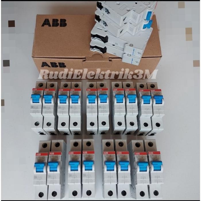 [Expert] MCB ABB 1Phase Original PLN type SH 201 Biru
