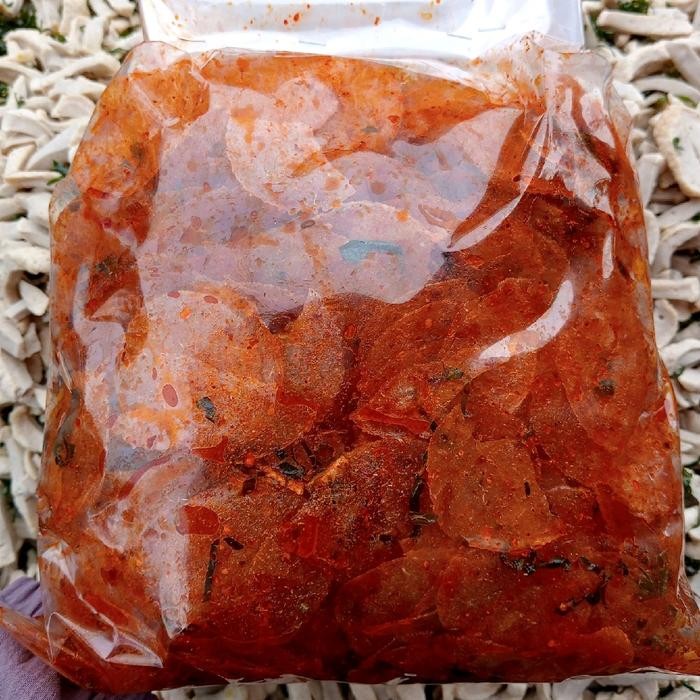 

New kripik kaca pedas daun jeruk 500gram Cemilan Snacks