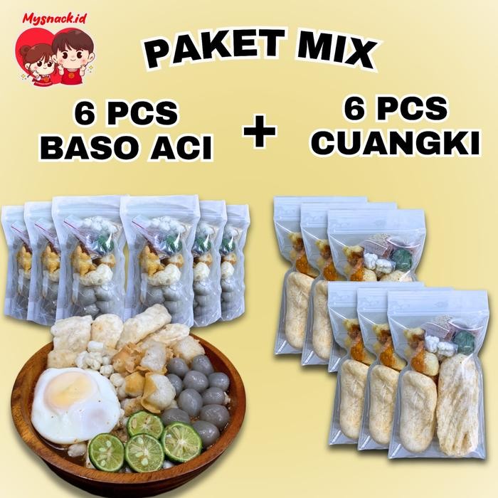 

New MIX PAKET BASO ACI DAN CUANGKI KALDU FOOD Hotpot Instan
