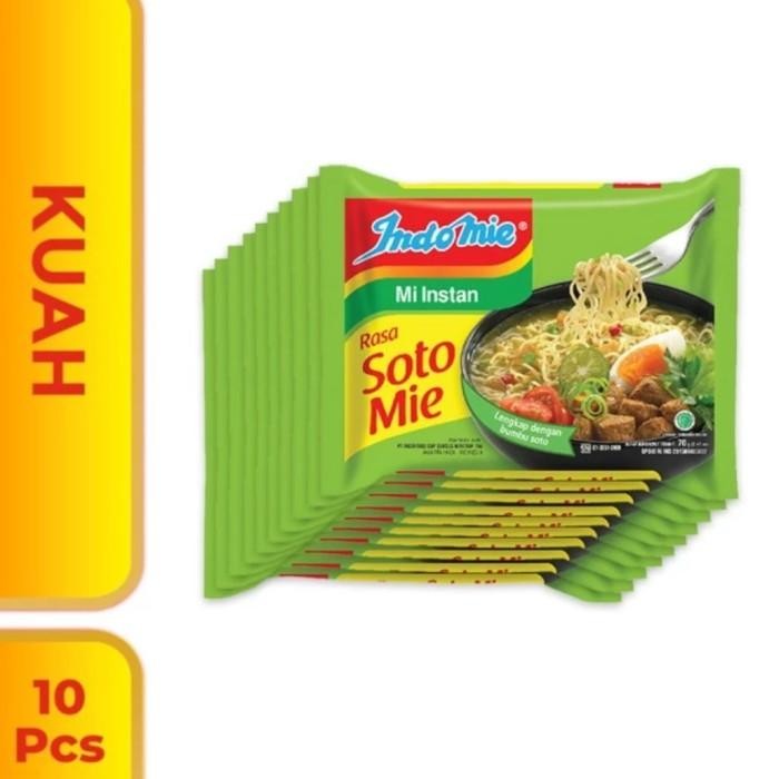 

10Pcs - Indomie Instan Soto Kuah