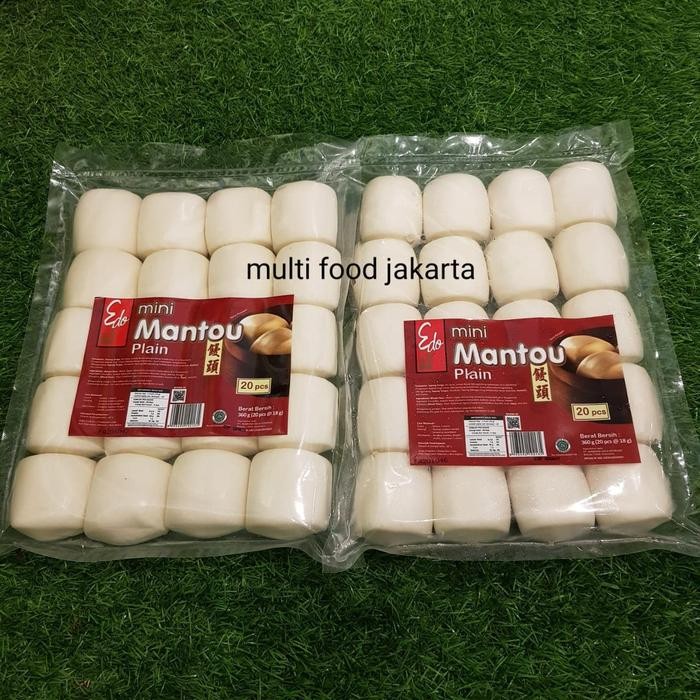 

Mantau edo mini plain frozen isi 20