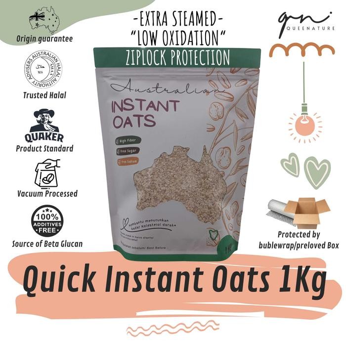 

Oats Australian Instants Oats instan Oat Menir Gandum Instan 1 kg