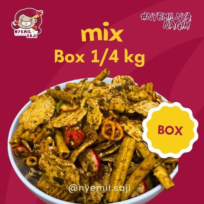 

BOX CEMILAN MIX 250 GRAM NYEMIL SAJI