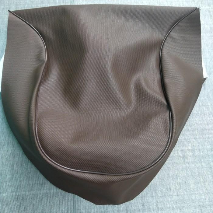 (Expert) Kulit Jok Motor Scoopy ori cokelat - Victory-jok