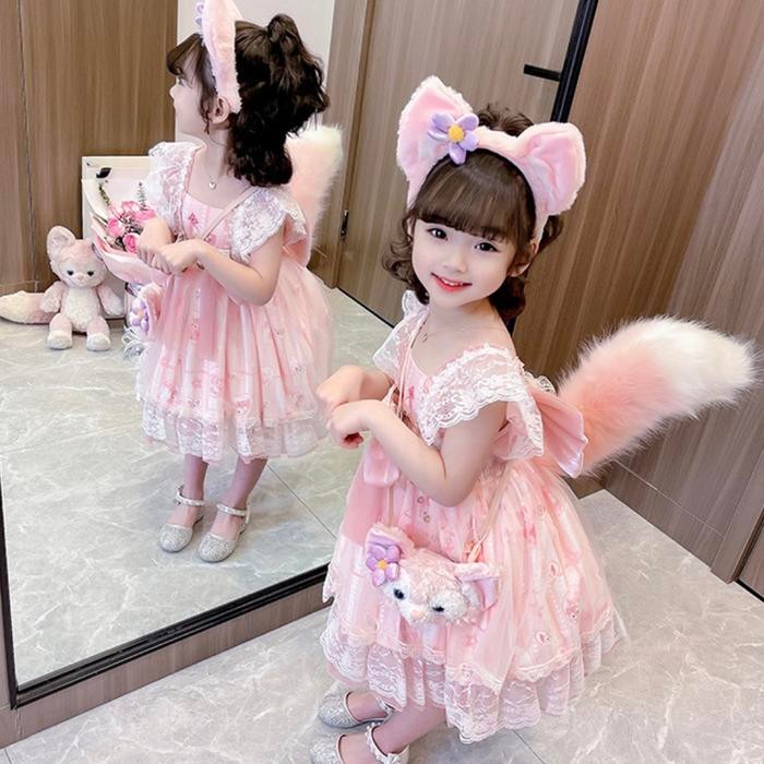 BISA SPK Kostum lina bell/ kostum stella lou/ dress anak lina bell/ stella lou