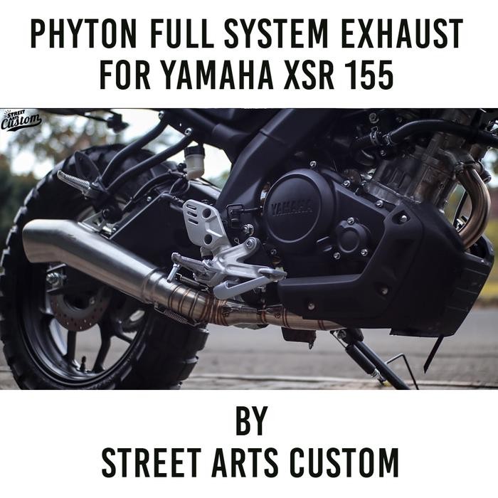 Knalpot / Exhaust Phyton Full System Yamaha Xsr 155 Plug N Play
