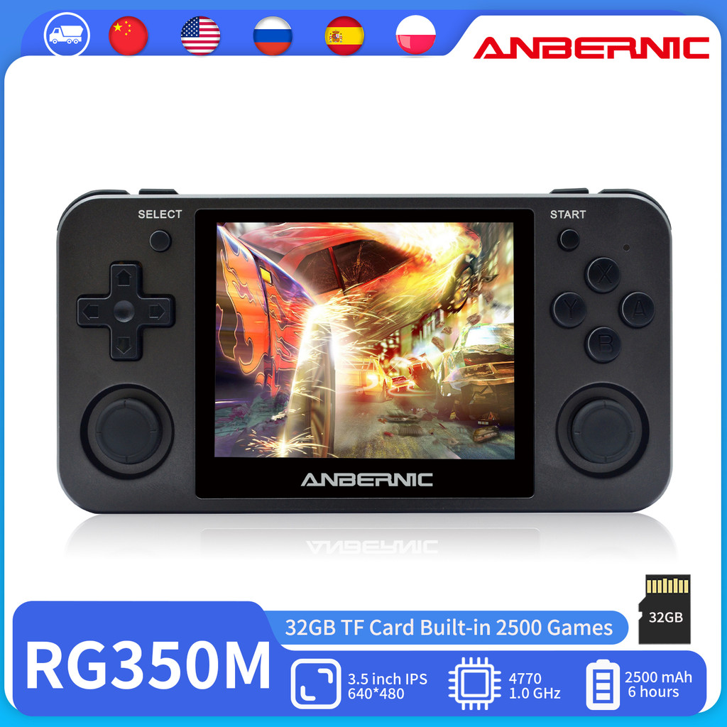 ANBERNIC RG350M 64Bit 3.5inch IPS Screen Handheld Game Console