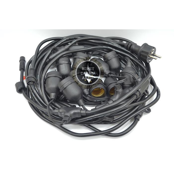 Kabel Fitting Lampu Cafe Gantung / Kabel 10M + 10 Fitting