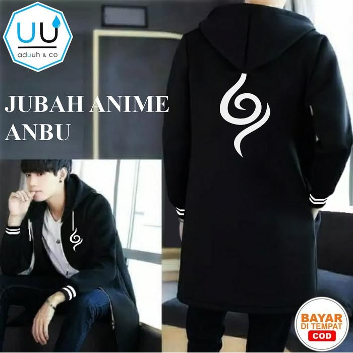 Jubah Hokage Naruto Yondaime /Jubah anime Jepang Hokage Naruto Yondaime /Jaket Naruto /Jubah Naruto
