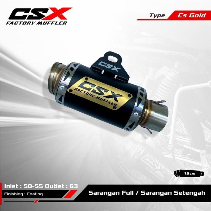 Silincer csx type CSgold slencer original csx factory muffler Knalpot Laser