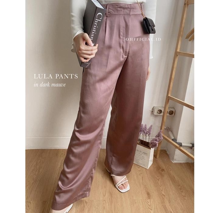 Lula Pants - Celana Kulot Satin
