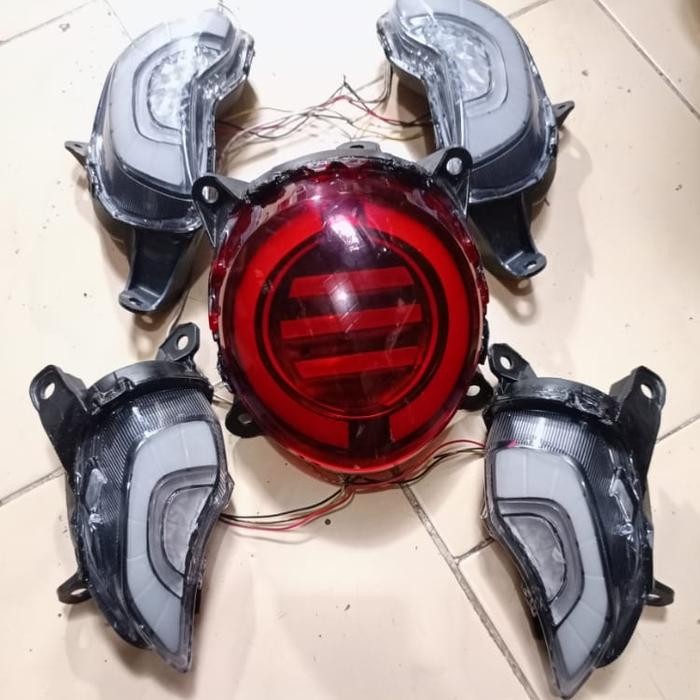 sein all new scoopy +lampu stop all new scoopy custom led