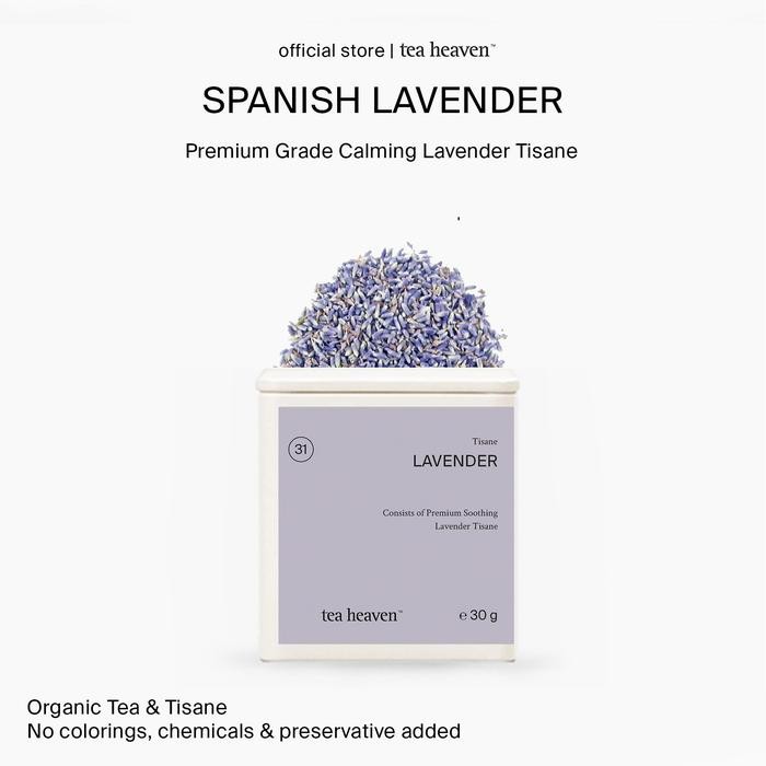 

Pure Lavender Buds Tea Heaven Teh Lavender Murni Organik Premium
