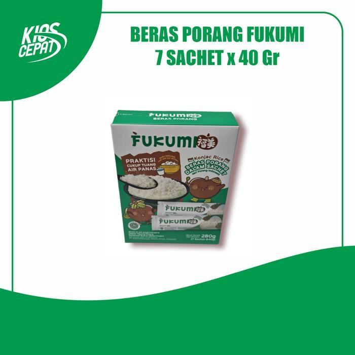 

Beras Porang Fukumi Box (7 Sachet x 40gr)