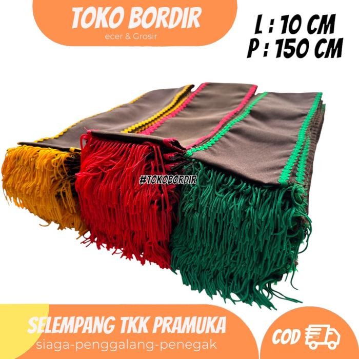Ready Selendang Tkk Pramuka / Selempang Tetampan Tkk Pramuka ( Lengkap ) Original