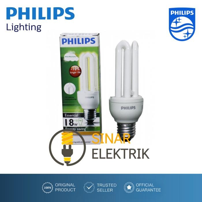 [Expert] Lampu PHILIPS Essential 18W Putih - Lampu 18 Watt W Jari 18Watt Grosir