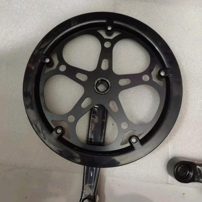 Gir depan crank sepeda lipat minion single speed 52T odessy