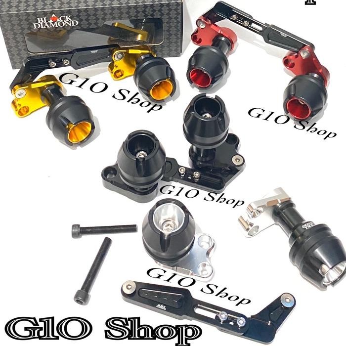 Slider Knalpot / Jalu Knalpot Black Diamond Motor Adv 150 / Pcx 150 / Pcx 160 / Vario 160 / Nmax /