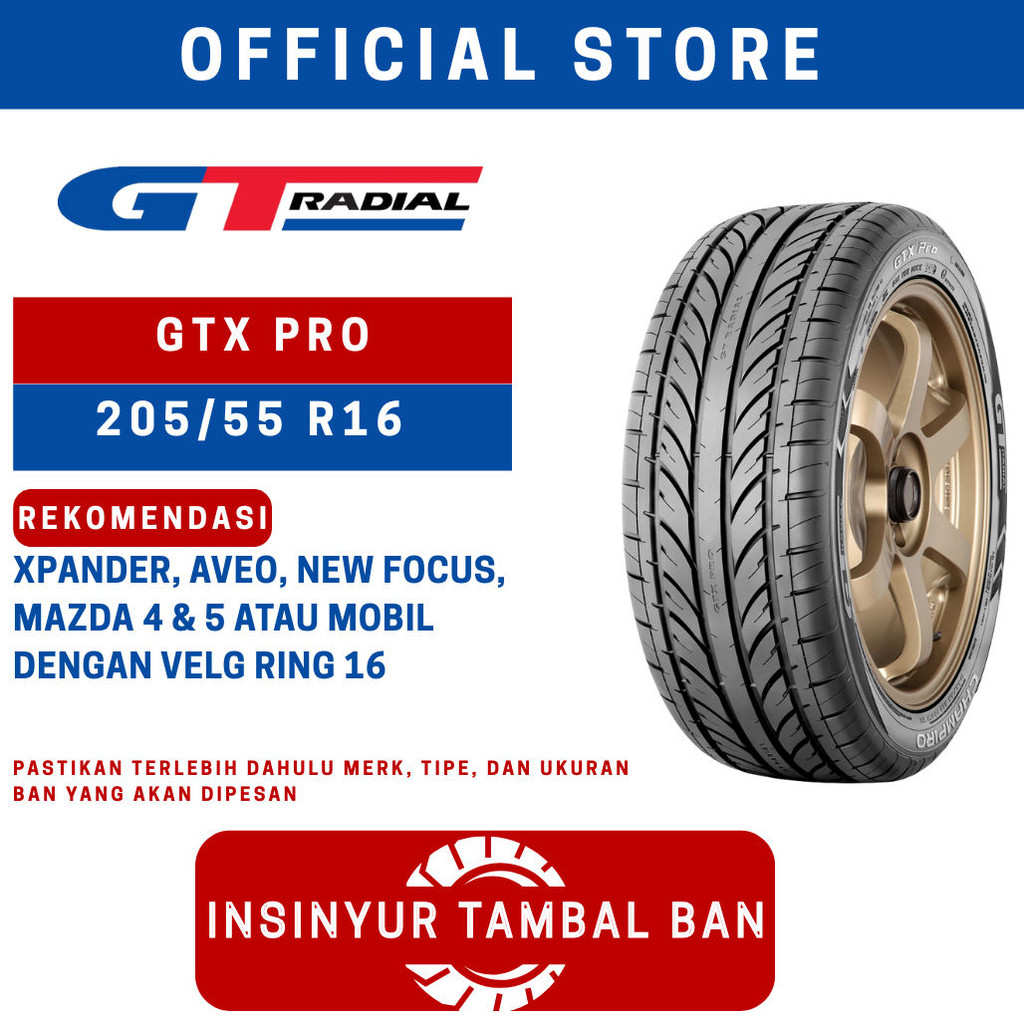 BAN MOBIL 205 55 R16 gt GTX XPANDER ALTIS AVANZA