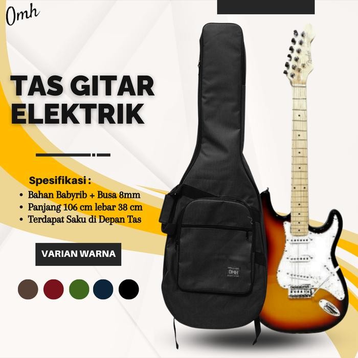 Tas Gitar Elektrik Murah / Sarung Gitar Elektrik Murah / Sofcase Gitar Pasti Ori
