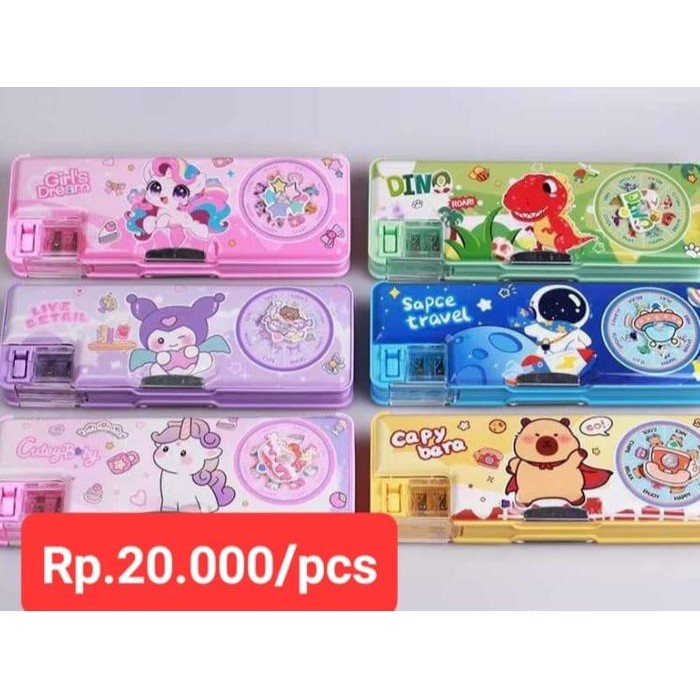 

KOTAK PENSIL MAGNET DUA SISI + MAINAN PUTAR (ZL5327)