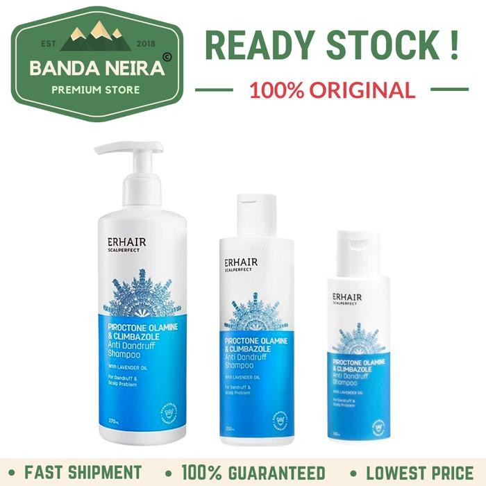 Erha Erhair Scalperfect Anti Dandruff Shampoo / Perawatan Anti Ketombe -Gratisongkir