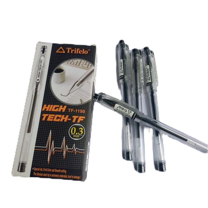 

Pena Hi-TECH Trifelo 0,3mm black TF-1190 1pak isi 12pcs Stationery