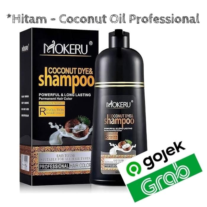 Mokeru Shampoo Semir Herbal Argan Oil 500Ml -Gratisongkir